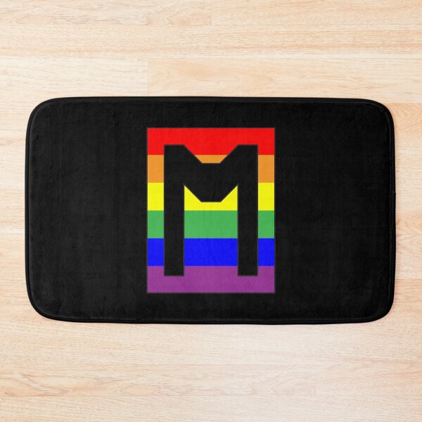 Item preview, Letter "M" LGBT Gay Pride Rainbow Flag font designed and sold by 65 MCMLXV.