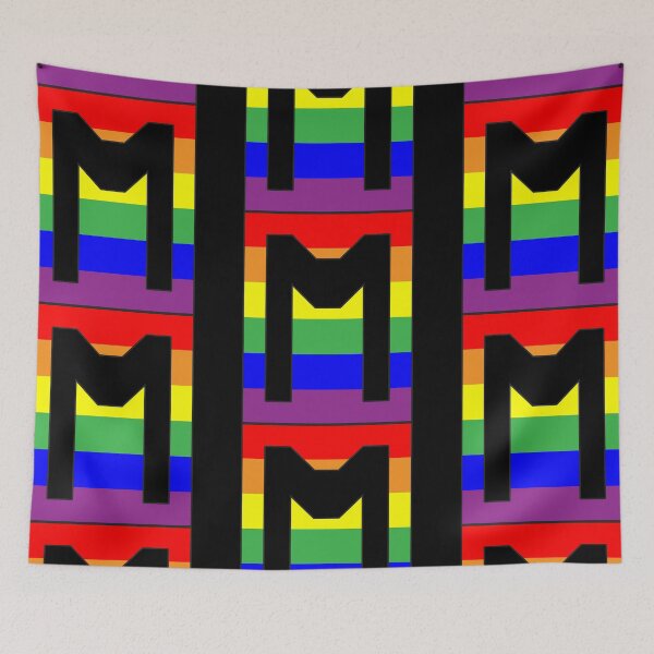 Item preview, Letter "M" LGBT Gay Pride Rainbow Flag font designed and sold by 65 MCMLXV.