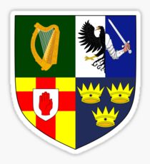 Arms of Four Provinces of Ireland Sticker