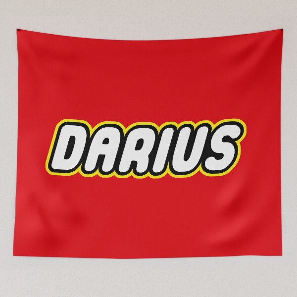 Item preview, Darius personalize gift for mini builder and bricks fan Birthday Darius designed and sold by Urosek.
