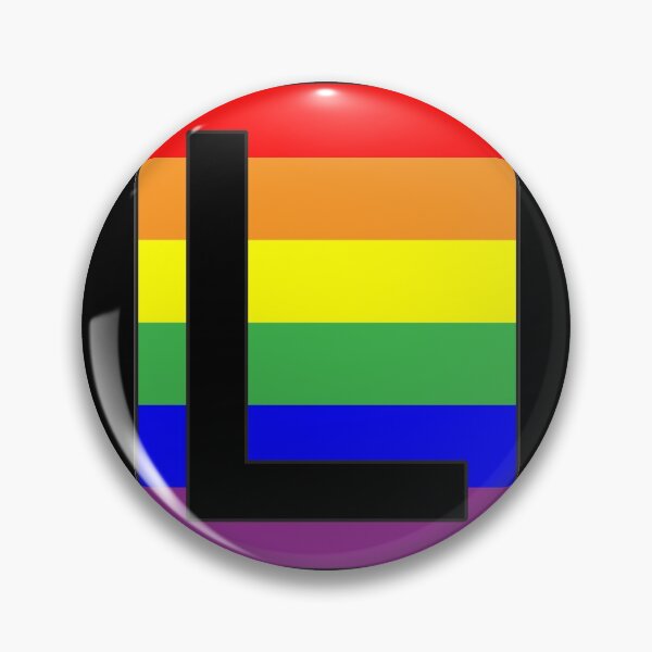 Item preview, Letter "L" LGBT Gay Pride Rainbow Flag font designed and sold by 65 MCMLXV.