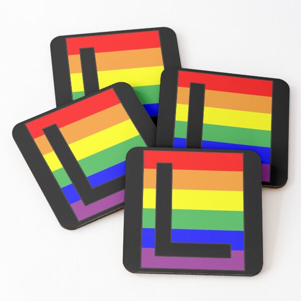 Item preview, Letter "L" LGBT Gay Pride Rainbow Flag font designed and sold by 65 MCMLXV.