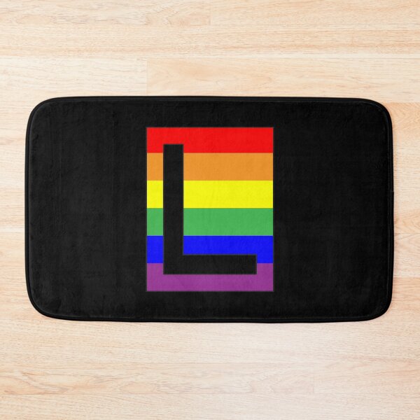Item preview, Letter "L" LGBT Gay Pride Rainbow Flag font designed and sold by 65 MCMLXV.