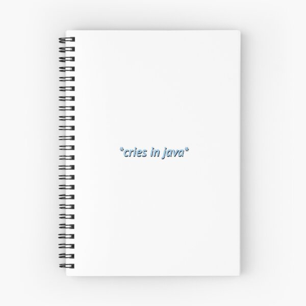 Item preview, *cries in java* blue designed and sold by brynn-b.