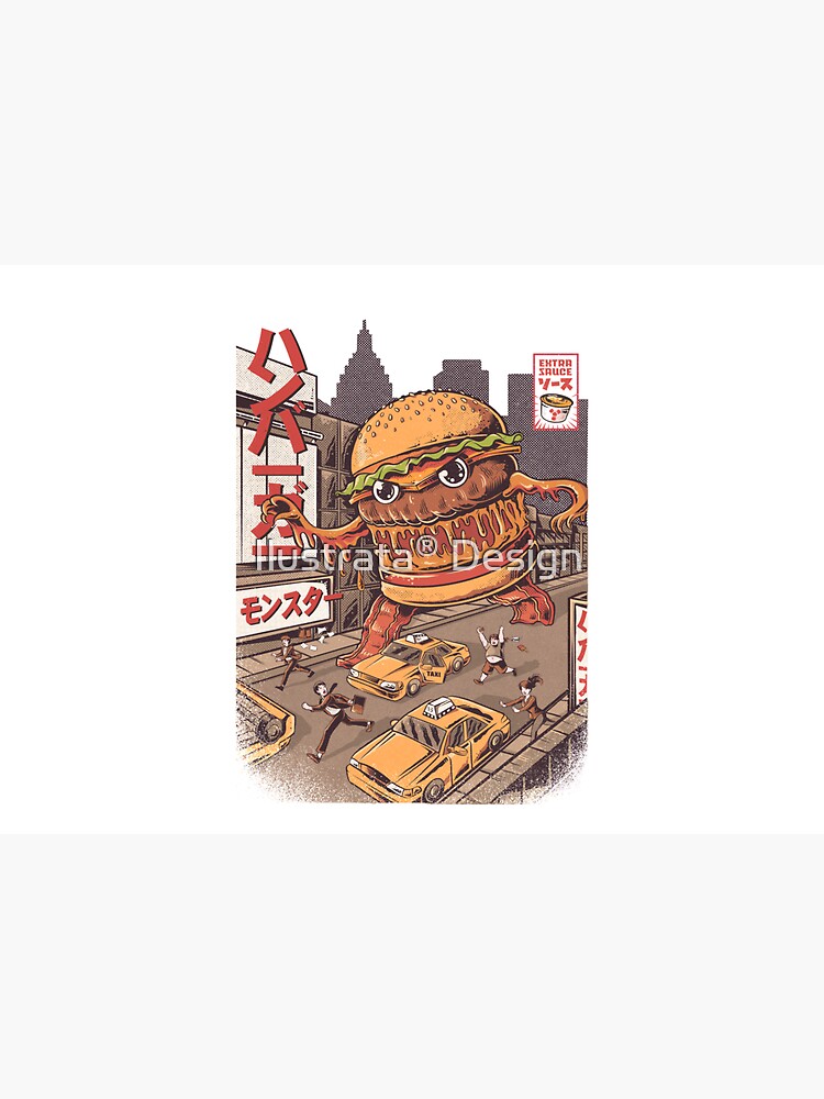 BurgerZilla by ilustrata