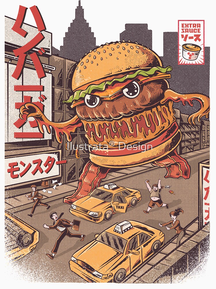 BurgerZilla de ilustrata