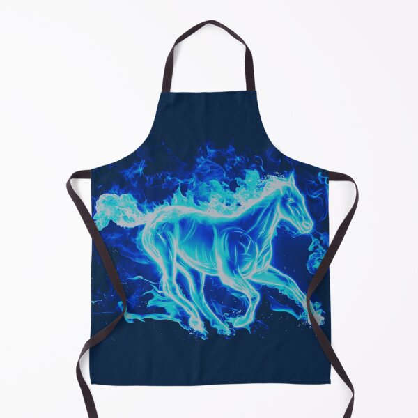 Item preview, Blue flaming horse designed and sold by MisoraA.