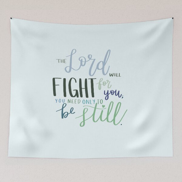 Item preview, Exodus 14:14 (Blue/Green) designed and sold by hsjdesigns.