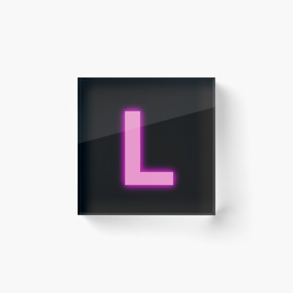 Item preview, Letter L Pink Neon Lights designed and sold by m95sim.