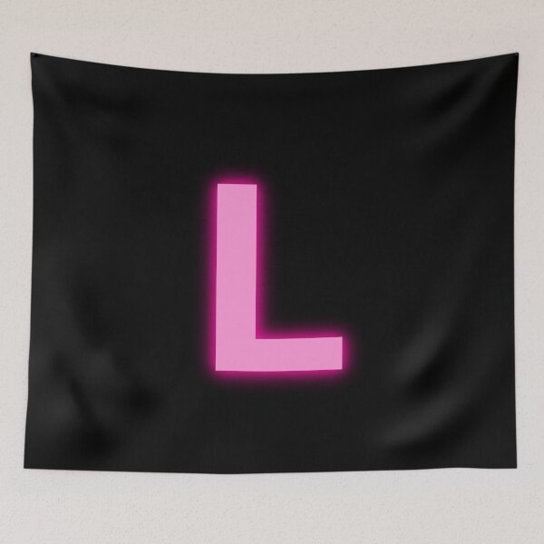 Item preview, Letter L Pink Neon Lights designed and sold by m95sim.