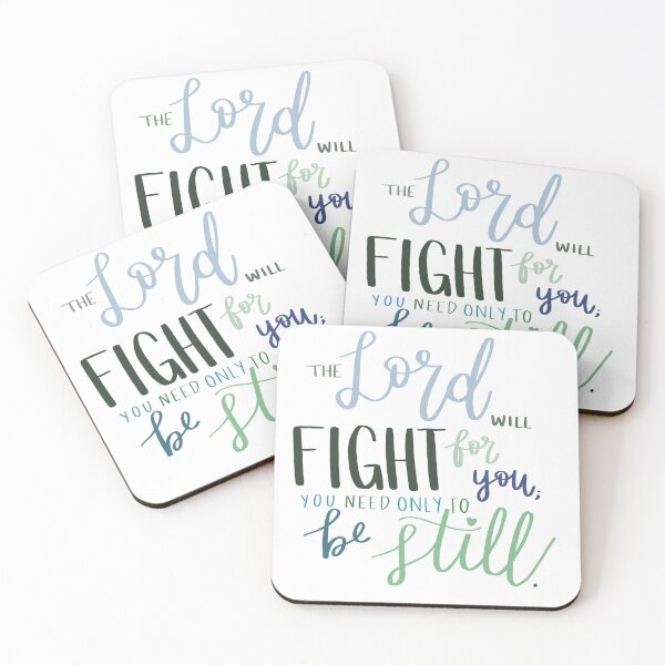Item preview, Exodus 14:14 (Blue/Green) designed and sold by hsjdesigns.