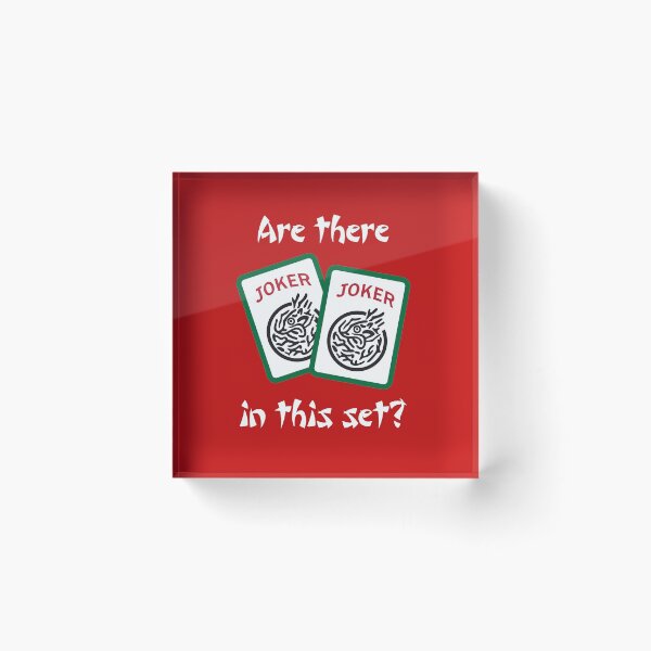 Item preview, Mahjongg - Are there Jokers in this set? designed and sold by RedHangarDesign.