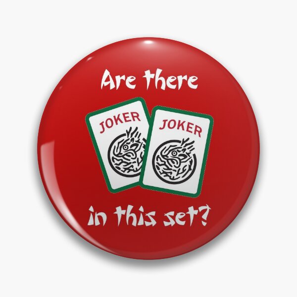 Item preview, Mahjongg - Are there Jokers in this set? designed and sold by RedHangarDesign.