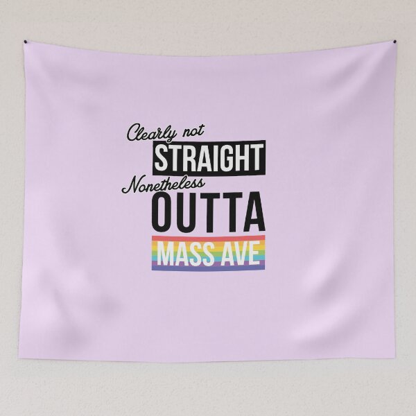 Item preview, (Clearly Not) Straight (Nonetheless) Outta Mass Ave - Indy Pride designed and sold by rhserra.