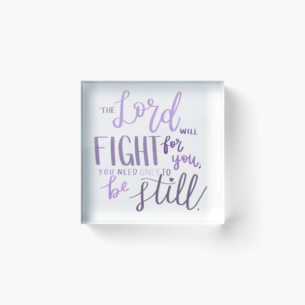 Item preview, Exodus 14:14 (Purple) designed and sold by hsjdesigns.