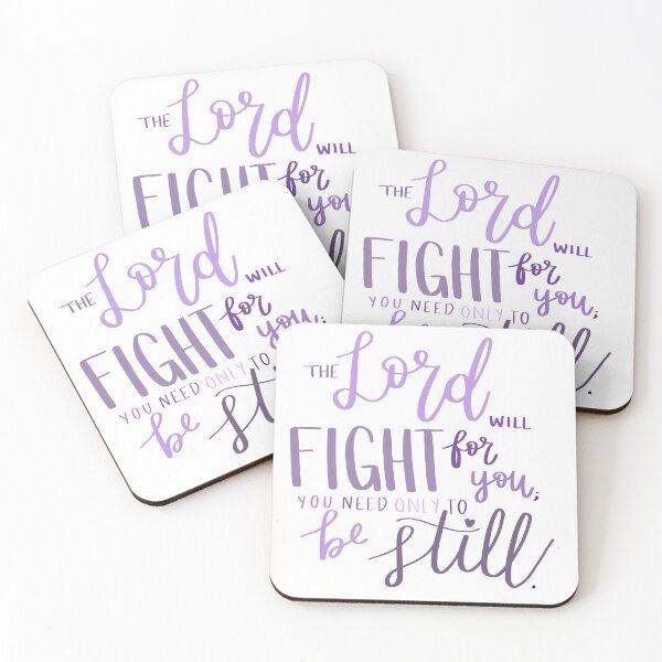 Item preview, Exodus 14:14 (Purple) designed and sold by hsjdesigns.