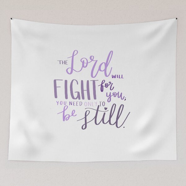 Item preview, Exodus 14:14 (Purple) designed and sold by hsjdesigns.
