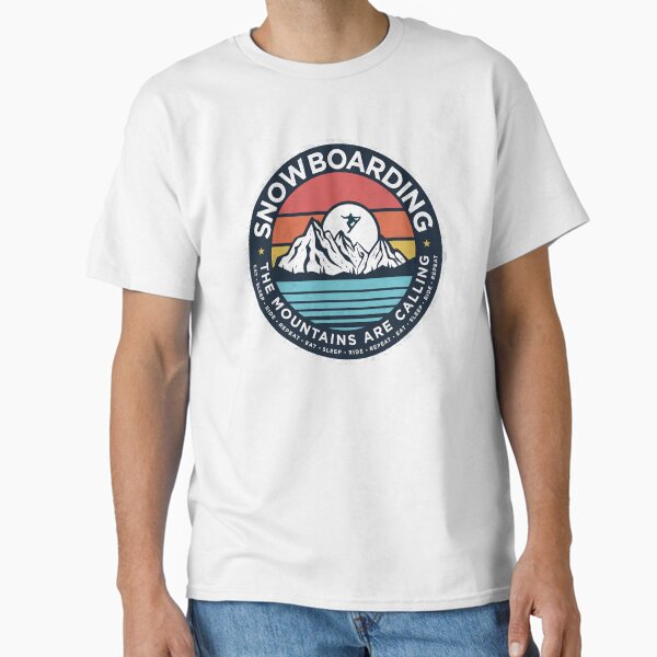 Item preview, Snowboarding - The Mountains Are Calling designed and sold by dopaminelevels.