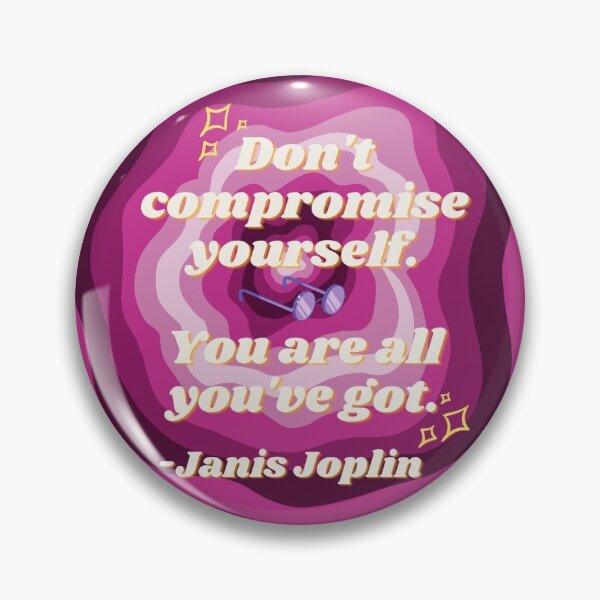 Item preview, Janis Joplin Inspirational Quote  designed and sold by edelegan.