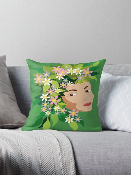 Item preview, Woman with flowers designed and sold by customgiftstore.