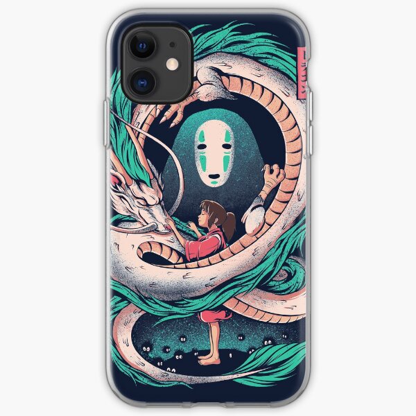 The girl and the dragon iPhone Soft Case