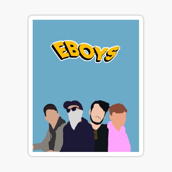 The Eboys Youtube Minimalist Fan Art Sticker