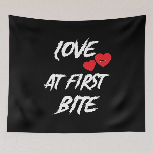 Item preview, LOVE AT FIRST BITE VAMPIRE HALLOWEEN designed and sold by TheFirstOne.