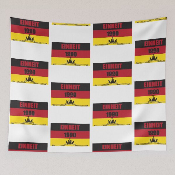 Item preview, Day of German Unity 1990 German Unity Wall Flag Germany National Colors Flag Football Sport designed and sold by Mark Sukra.