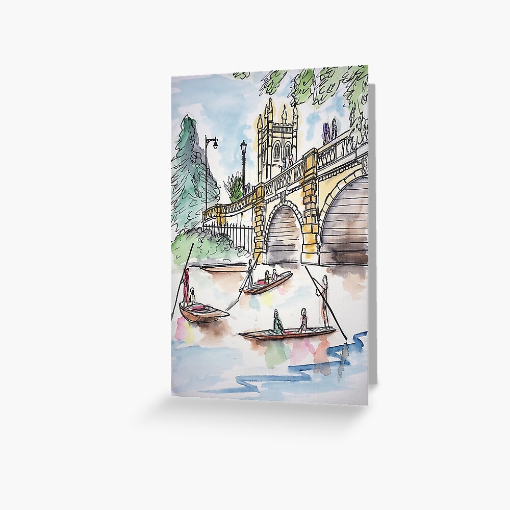"Oxford Punting Greetings card" Greeting Card for Sale by DaniEdmunds