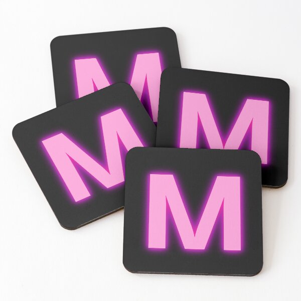 Item preview, Letter M Pink Neon Lights designed and sold by m95sim.