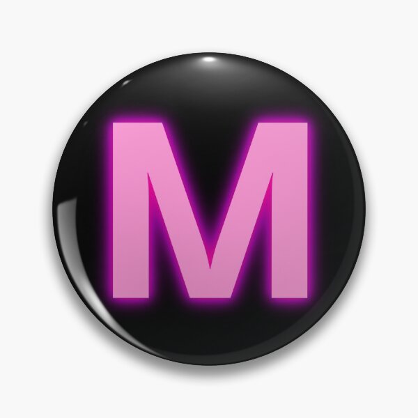 Item preview, Letter M Pink Neon Lights designed and sold by m95sim.