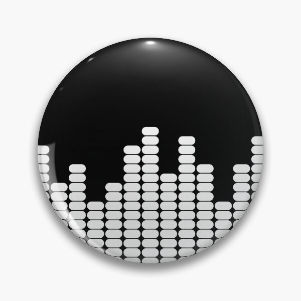 Item preview, Abstract music player graphic. Audio spectrum bars in white. designed and sold by holdmypixels.
