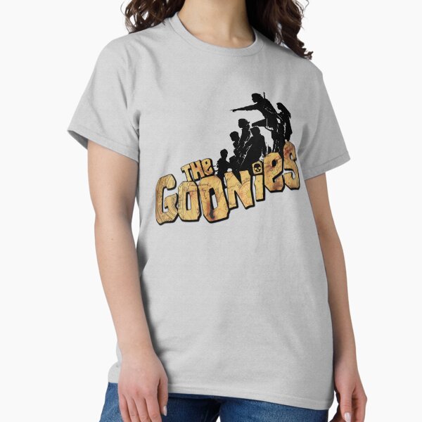 Vista previa del artículo con la obra «La película de los Goonies Never Say Die», diseñado y vendido por The Fit.