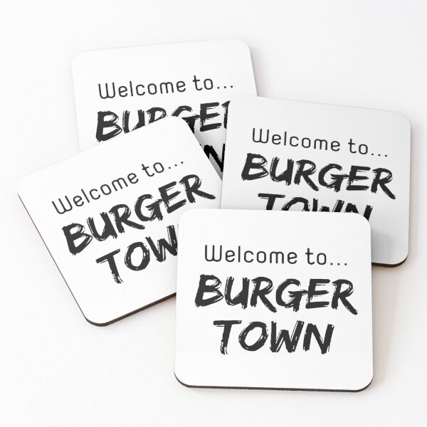 Item preview, Welcome to burger town designed and sold by ExploreStore.