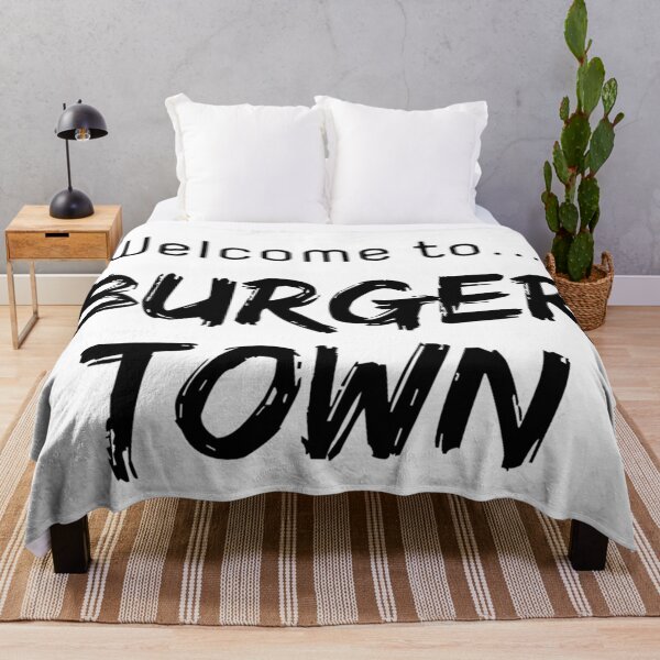 Item preview, Welcome to burger town designed and sold by ExploreStore.