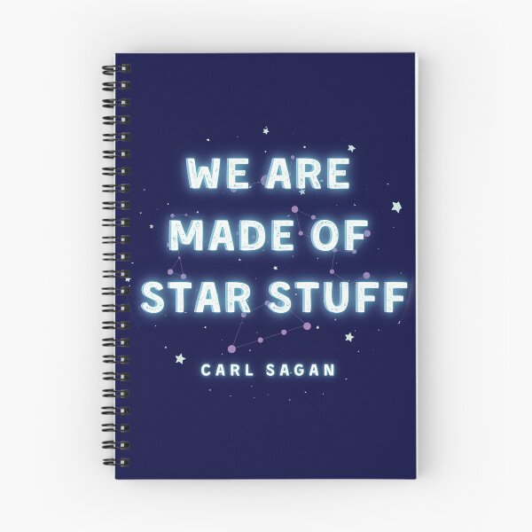 Item preview, We Are Made Of Star Stuff - Carl Sagan - - Moon and Stars - Celestial  designed and sold by WishingInkwell.