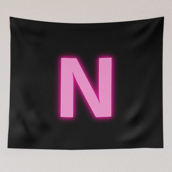 Item preview, Letter N Pink Neon Lights designed and sold by m95sim.