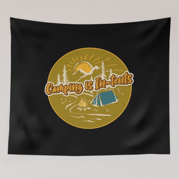 Item preview, Camping Is In-Tents Outdoor Nature Funny  designed and sold by ZiesMerch.
