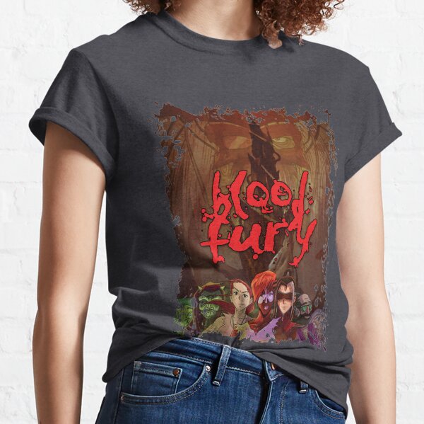 Blood Fury - Distressed Classic T-Shirt