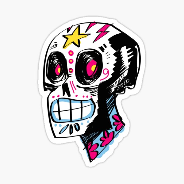 Sugar Skull Pegatina
