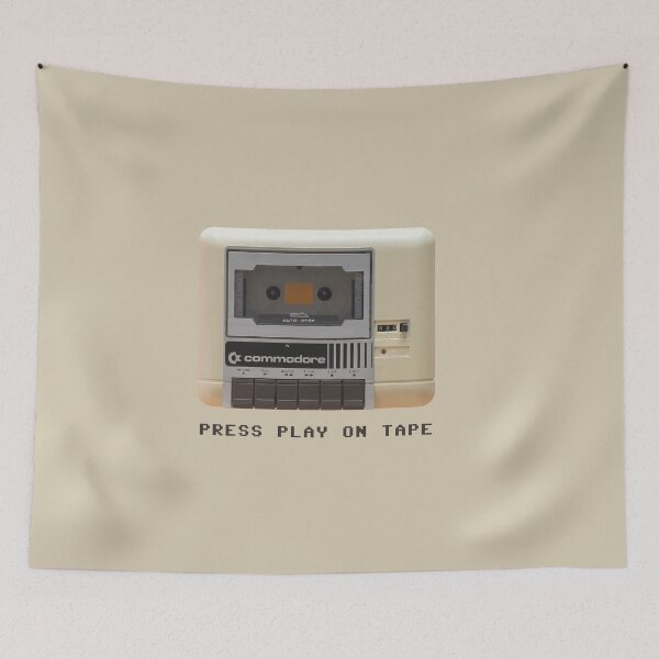 Item preview, Commodore 64 Datasette - Press Play on Tape designed and sold by andr0narak.