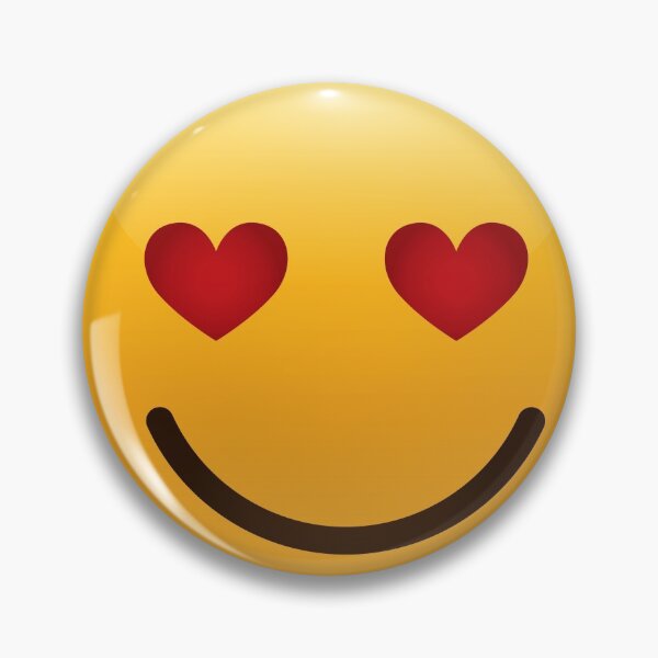 Item preview, Smiley, Smiling Face with Heart-Eyes Emoji designed and sold by LynksArts.