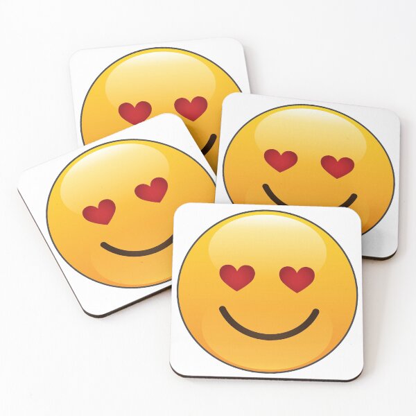 Item preview, Smiley, Smiling Face with Heart-Eyes Emoji designed and sold by LynksArts.