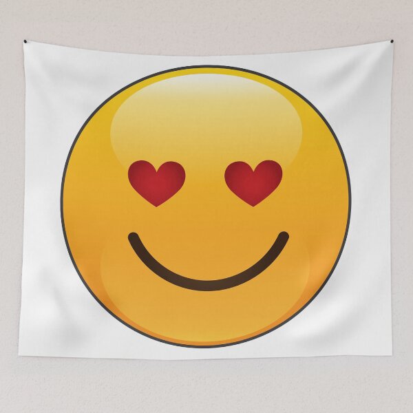 Item preview, Smiley, Smiling Face with Heart-Eyes Emoji designed and sold by LynksArts.