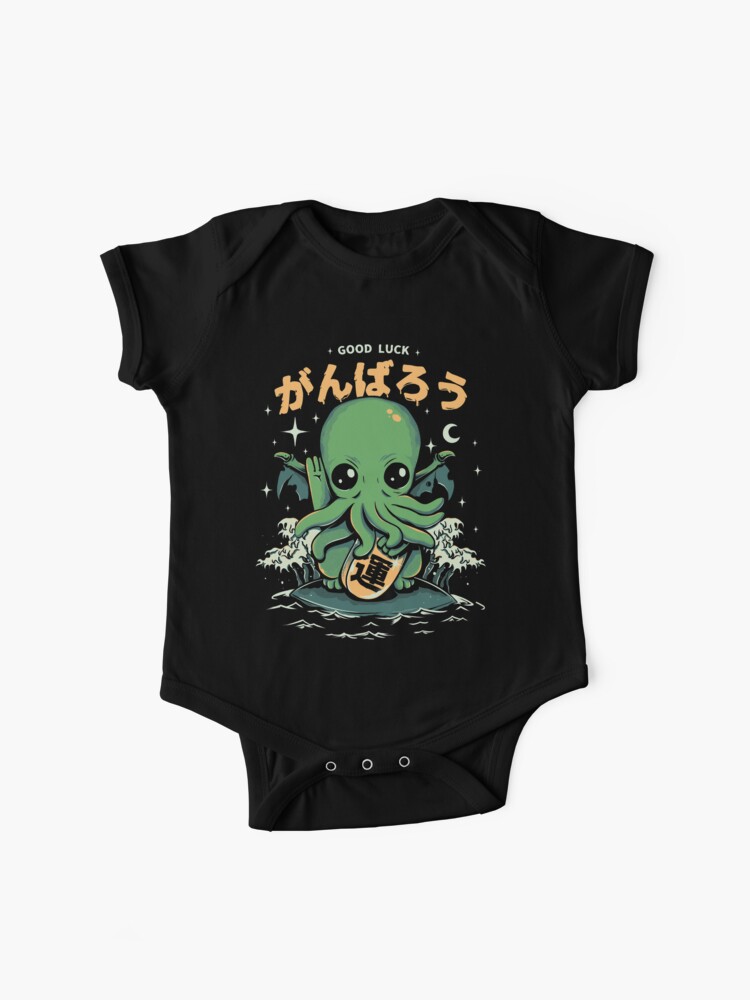 Thumbnail 1 of 2, Baby One-Piece, Good Luck Cthulhu designed and sold by Ilustrata Design.