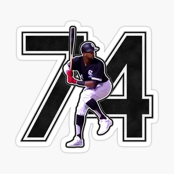 Eloy Jimenez #74 Jersey Number Sticker for Sale by StickBall