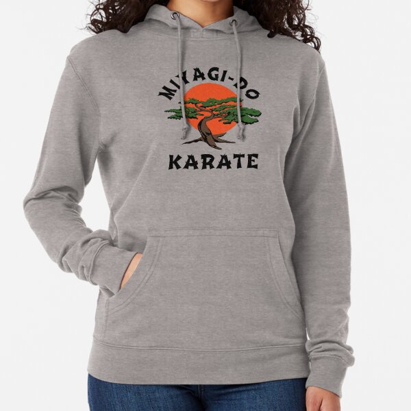 intage Miyagi-Do Karate - Distressed für Vintage-Look Leichter Hoodie
