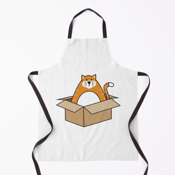 Item preview, Orange Cat in a Box designed and sold by RedHangarDesign.