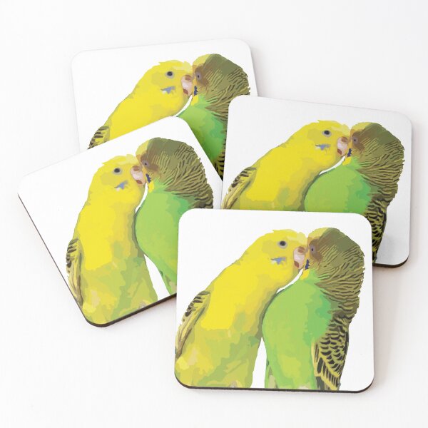 Item preview,  Parakeet couple designed and sold by flamendes.