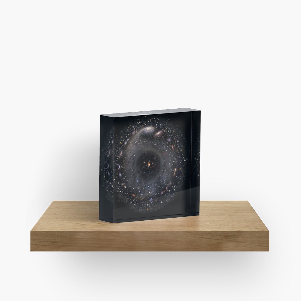 No Borders Universe Acrylic Block